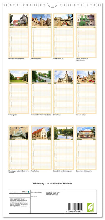 Merseburg - Im historischen Zentrum (CALVENDO Familienplaner 2026)