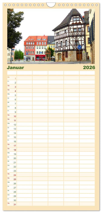 Merseburg - Im historischen Zentrum (CALVENDO Familienplaner 2026)