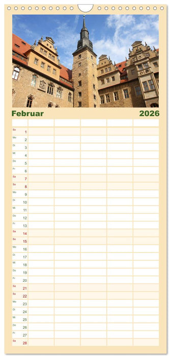 Merseburg - Im historischen Zentrum (CALVENDO Familienplaner 2026)