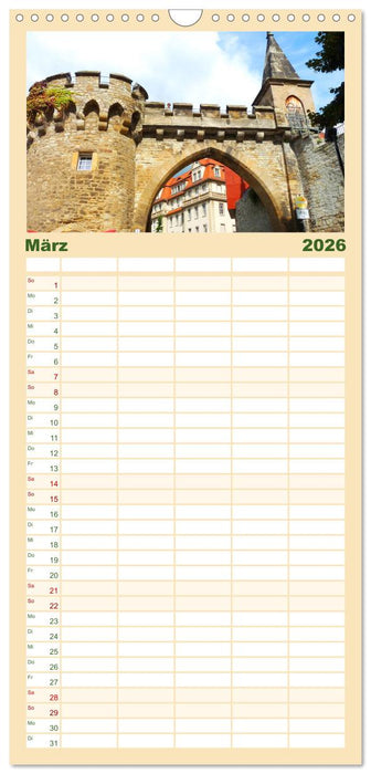 Merseburg - Im historischen Zentrum (CALVENDO Familienplaner 2026)