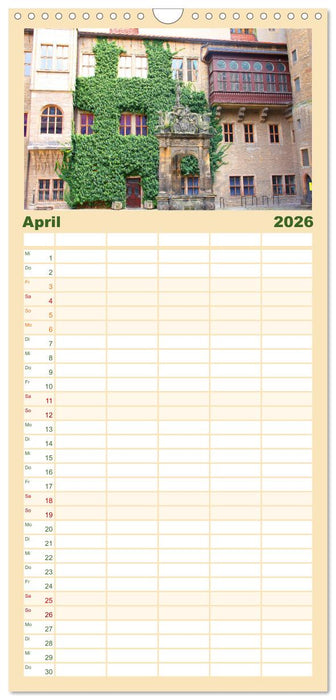 Merseburg - Im historischen Zentrum (CALVENDO Familienplaner 2026)