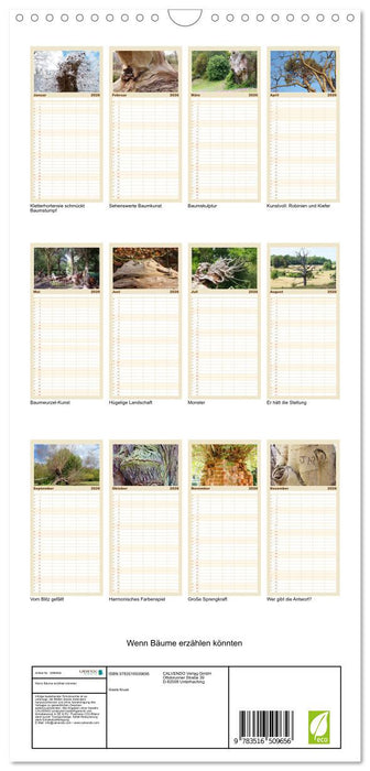 Wenn Bäume erzählen könnten (CALVENDO Familienplaner 2026)