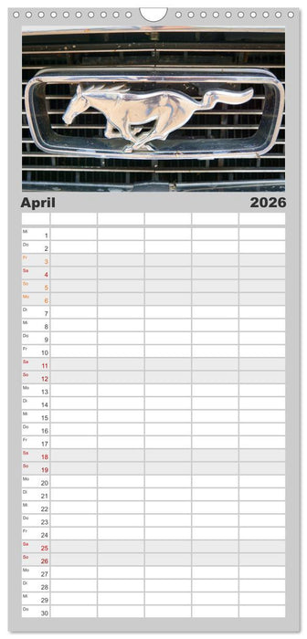 Oldtimer: detailverliebt (CALVENDO Familienplaner 2026)