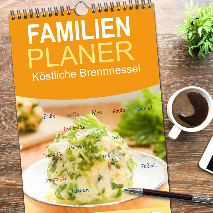 Köstliche Brennnessel (CALVENDO Familienplaner 2026)