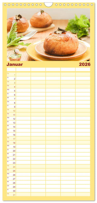 Köstliche Brennnessel (CALVENDO Familienplaner 2026)