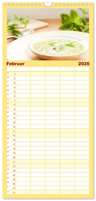 Köstliche Brennnessel (CALVENDO Familienplaner 2026)