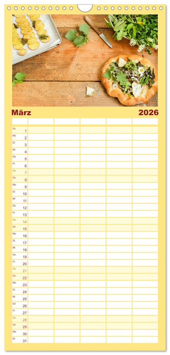 Köstliche Brennnessel (CALVENDO Familienplaner 2026)