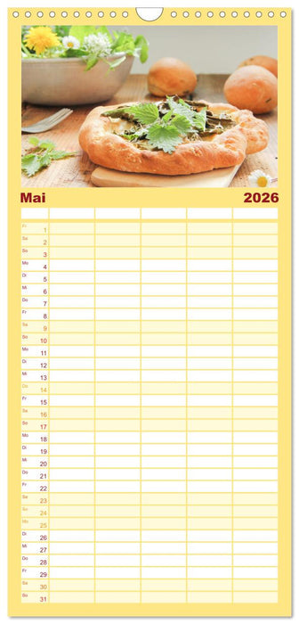 Köstliche Brennnessel (CALVENDO Familienplaner 2026)