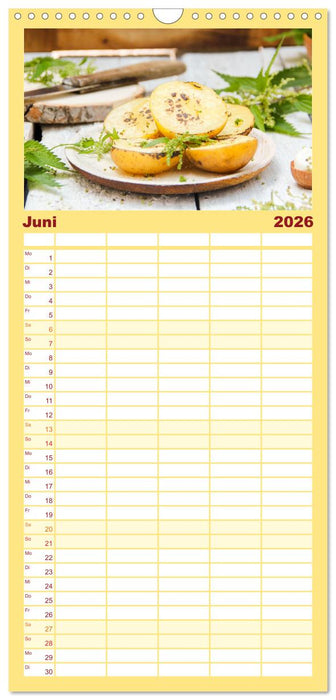 Köstliche Brennnessel (CALVENDO Familienplaner 2026)