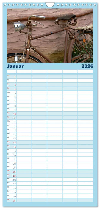 Liebe zum Fahrrad (CALVENDO Familienplaner 2026)