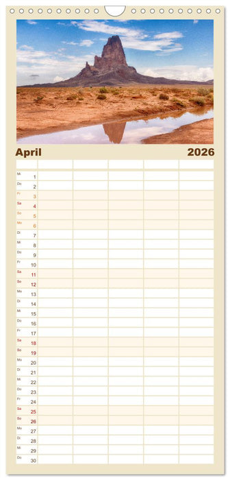 Magic Places - Sehnsuchtsorte nah und fern (CALVENDO Familienplaner 2026)