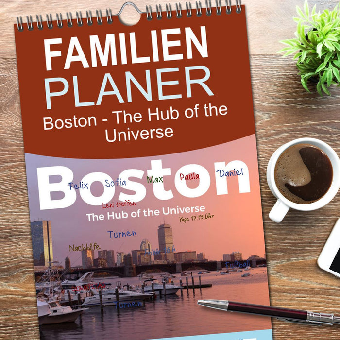Boston - The Hub of the Universe (CALVENDO Familienplaner 2026)