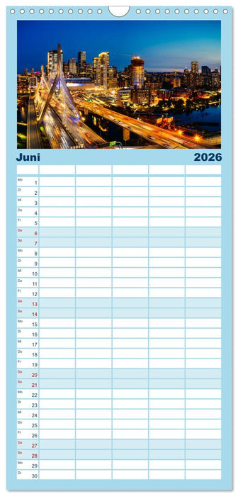 Boston - The Hub of the Universe (CALVENDO Familienplaner 2026)