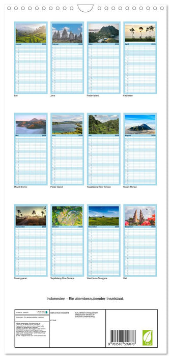 Indonesien - Ein atemberaubender Inselstaat. (CALVENDO Familienplaner 2026)