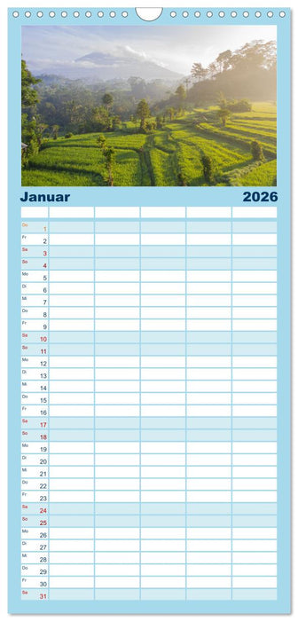 Indonesien - Ein atemberaubender Inselstaat. (CALVENDO Familienplaner 2026)