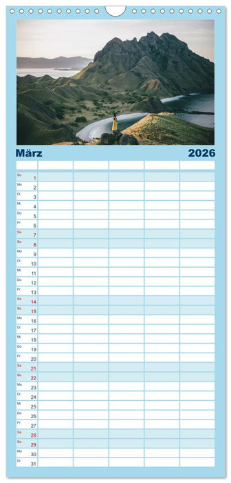 Indonesien - Ein atemberaubender Inselstaat. (CALVENDO Familienplaner 2026)