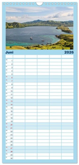 Indonesien - Ein atemberaubender Inselstaat. (CALVENDO Familienplaner 2026)