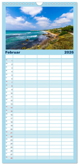 Menorca - die kleine Schwester von Mallorca (CALVENDO Familienplaner 2026)