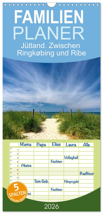 Jütland. Zwischen Ringkøbing und Ribe (CALVENDO Familienplaner 2026)