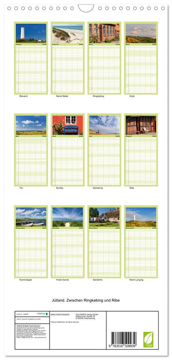Jütland. Zwischen Ringkøbing und Ribe (CALVENDO Familienplaner 2026)