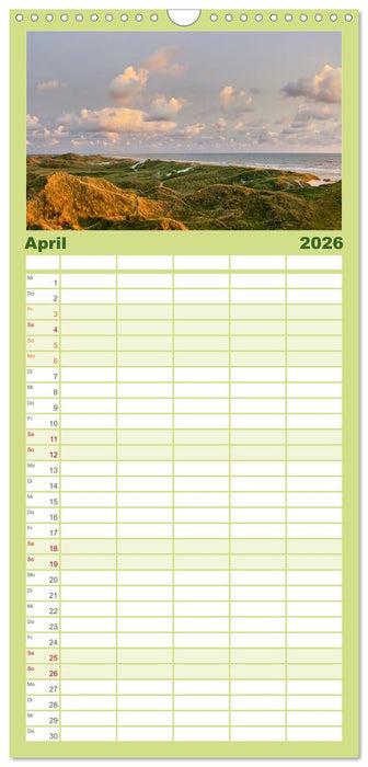Jütland. Zwischen Ringkøbing und Ribe (CALVENDO Familienplaner 2026)