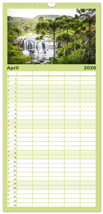 Brasilien - Karnevale, Fußball und Regenwälder. (CALVENDO Familienplaner 2026)
