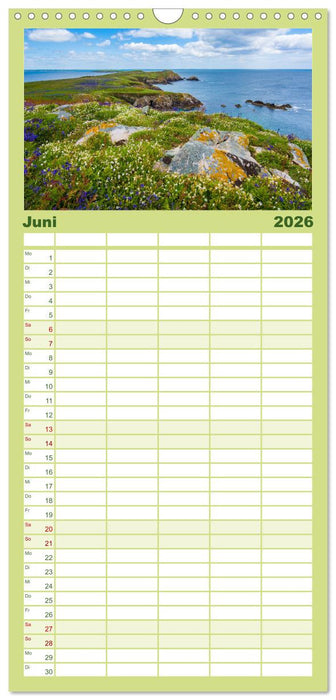 Naturschauspiel Irland (CALVENDO Familienplaner 2026)