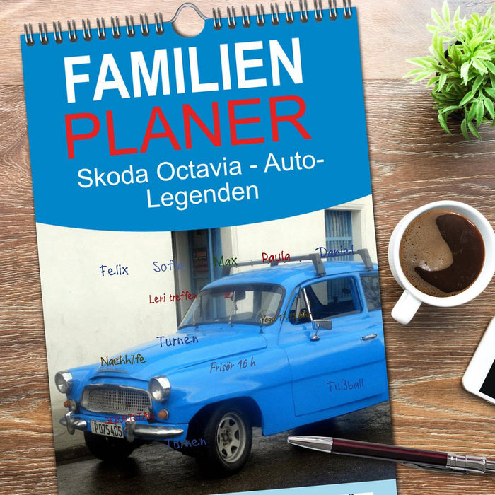 Skoda Octavia - Auto-Legenden (CALVENDO Familienplaner 2026)