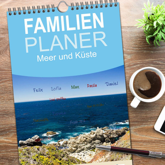 Meer und Küste (CALVENDO Familienplaner 2026)