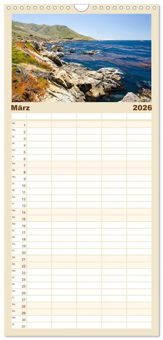 Meer und Küste (CALVENDO Familienplaner 2026)