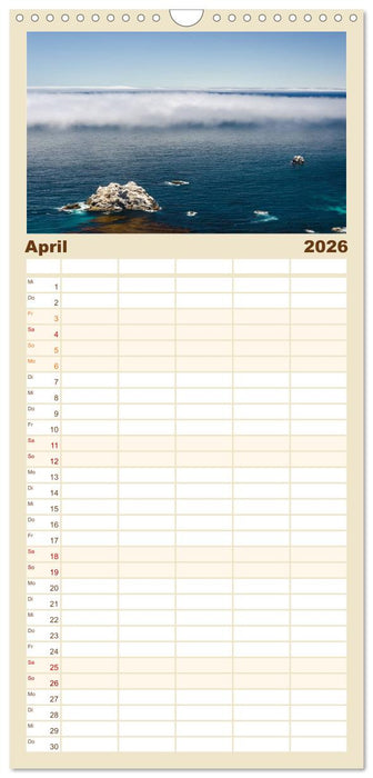 Meer und Küste (CALVENDO Familienplaner 2026)