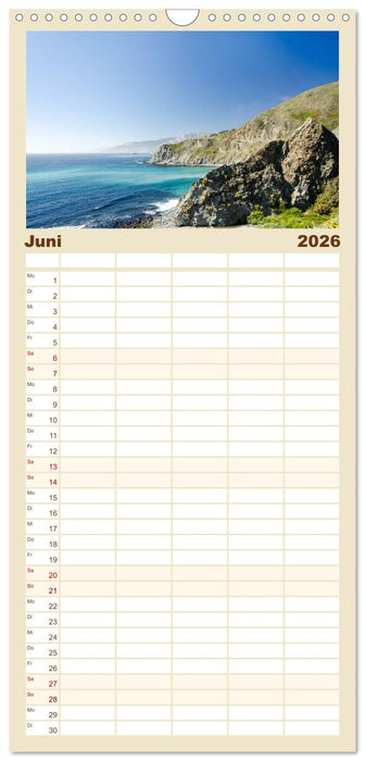 Meer und Küste (CALVENDO Familienplaner 2026)