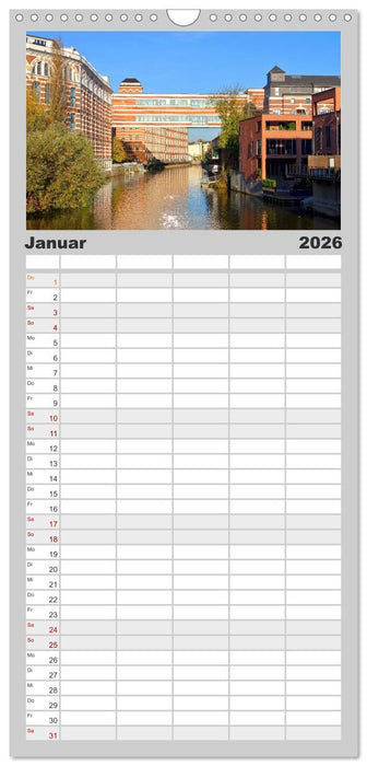 Reise durch Leipzig (CALVENDO Familienplaner 2026)