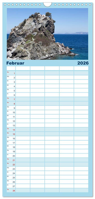 Alónnisos, Skiáthos, Skópelos (CALVENDO Familienplaner 2026)