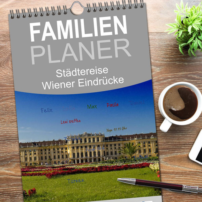 Wiener Eindrücke (CALVENDO Familienplaner 2026)