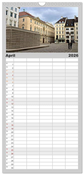 Wiener Eindrücke (CALVENDO Familienplaner 2026)