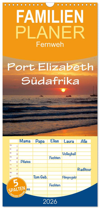 Port Elizabeth - Südafrika - Impressionen einer Stadt in Bildern (CALVENDO Familienplaner 2026)