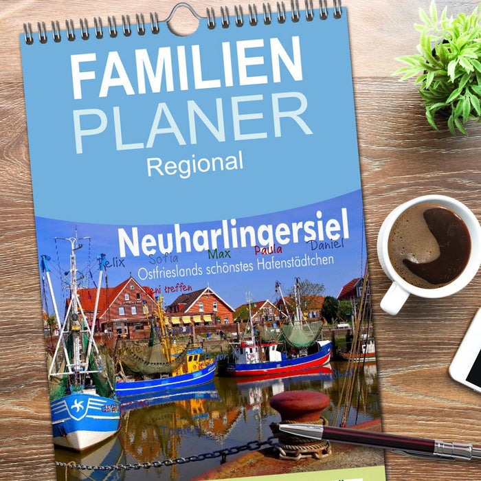 Neuharlingersiel - Ostfrieslands schönstes Hafenstädtchen (CALVENDO Familienplaner 2026)