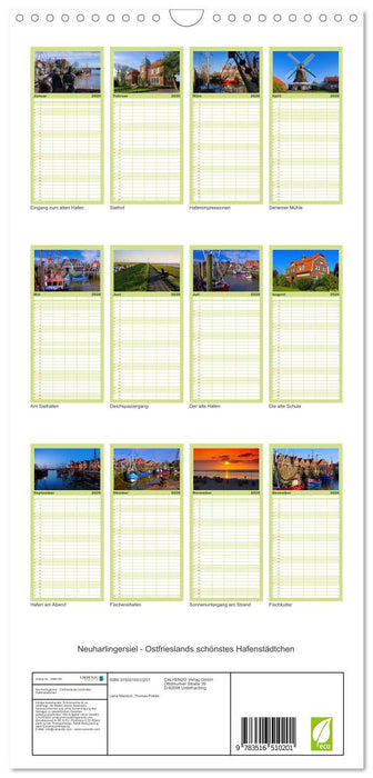 Neuharlingersiel - Ostfrieslands schönstes Hafenstädtchen (CALVENDO Familienplaner 2026)