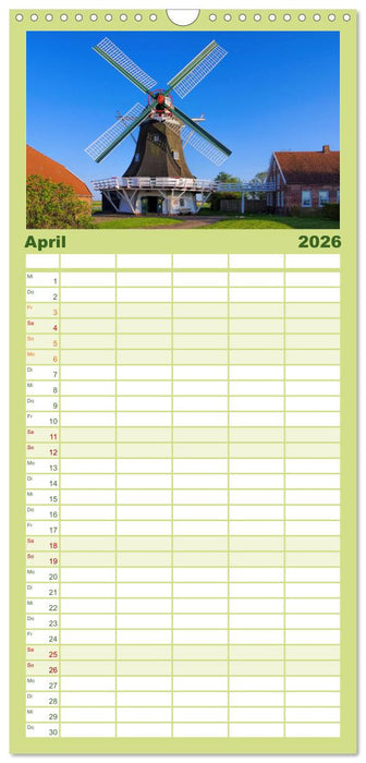 Neuharlingersiel - Ostfrieslands schönstes Hafenstädtchen (CALVENDO Familienplaner 2026)