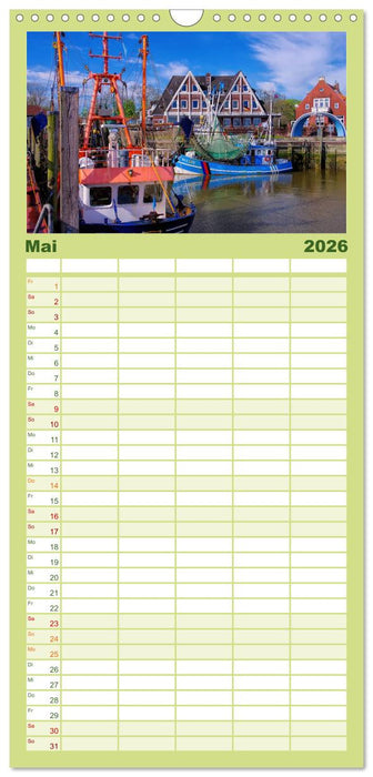 Neuharlingersiel - Ostfrieslands schönstes Hafenstädtchen (CALVENDO Familienplaner 2026)