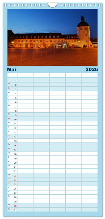 Blaue Stunde im Siegerland (CALVENDO Familienplaner 2026)