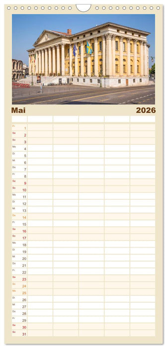 VERONA Historisches Stadtherz (CALVENDO Familienplaner 2026)