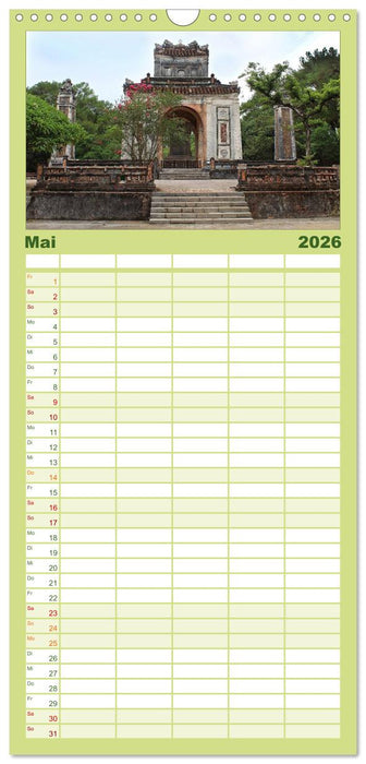 Vietnam – Land der Kontraste 2026 (CALVENDO Familienplaner 2026)