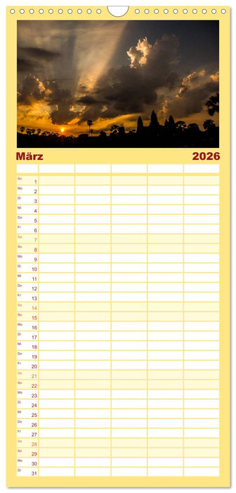 Magisches Kambodscha (CALVENDO Familienplaner 2026)