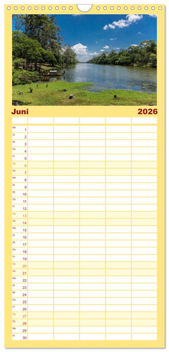 Magisches Kambodscha (CALVENDO Familienplaner 2026)