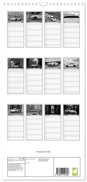 Porsche 911 SC (CALVENDO Familienplaner 2026)