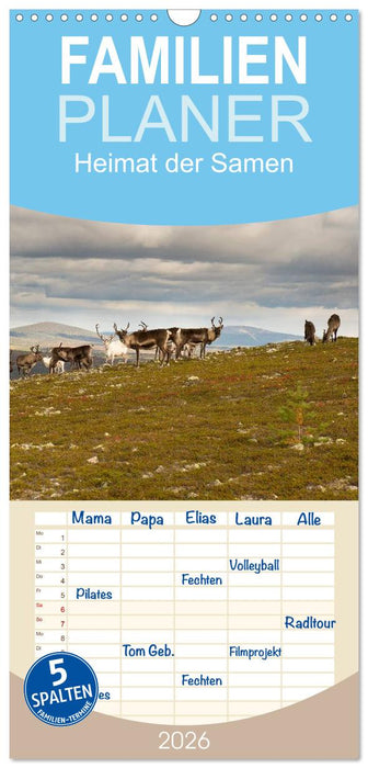 Heimat der Samen (CALVENDO Familienplaner 2026)