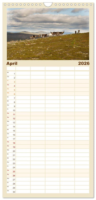 Heimat der Samen (CALVENDO Familienplaner 2026)