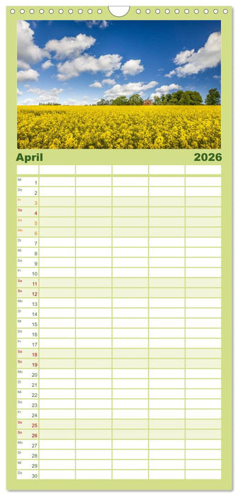 Sehnsucht nach Bornholm (CALVENDO Familienplaner 2026)